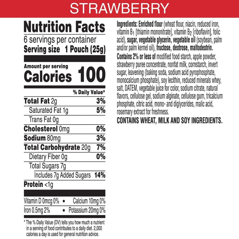 Special K Bar Pastry Crisps, Breakfast Bars, 100 Calorie Snacks,