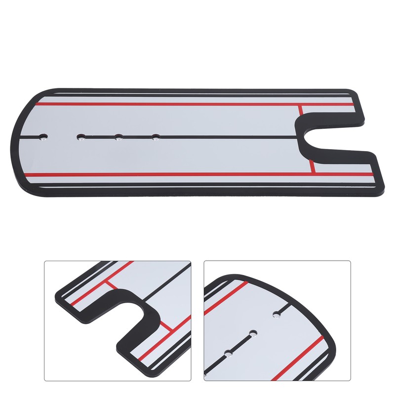 Golf Swing Straight Practice Mirror Portable Golf Putting Mirror Alignment