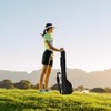KENANLAN Sunday Golf Bag Travel Golf Bag, (black)