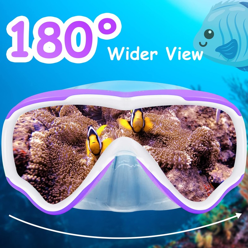 Vvinca Children's diving goggles with fabric strap