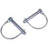 TBESEVENXT 2pcs 105188 Plow Push Tube Pin Kit 3/8" Quick Pins for ATV Pro-Series Plow and Moose ATV Push Tubes