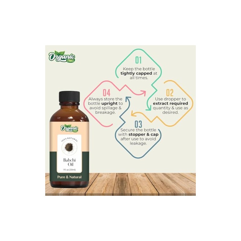 ORGANIC ZING Organic Zing Top Selling Oils. (30ml, Babchi)