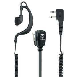 TechSide Midland 2 Pin Wraparound Headset Microphone | For Radios | Compatible with G7 pro G8 G9 pro M24 M24 Plus M48 M99 G6 XT G7 XTR | Airsoft Security Monitoring