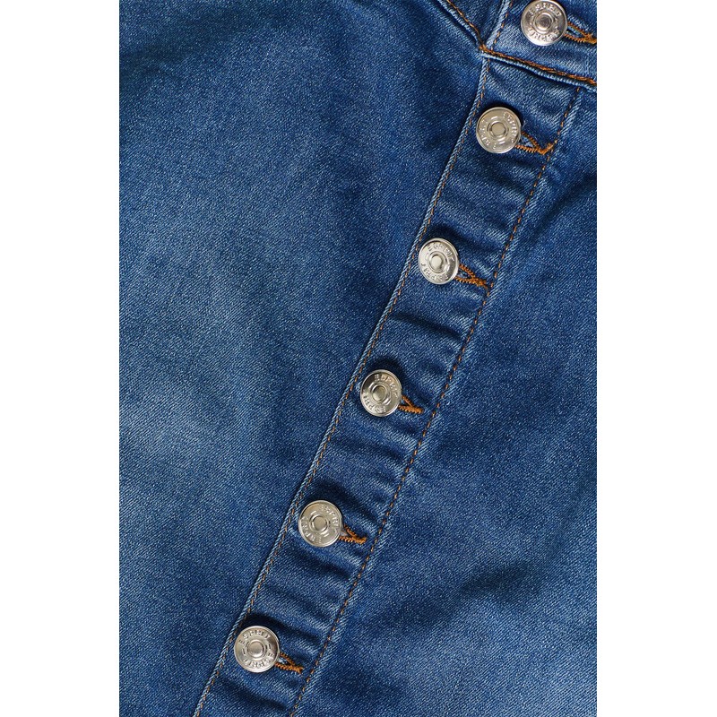 ESPRIT Maternity Women's Denim OTB Skirt, Blue (Medium Wash 960)