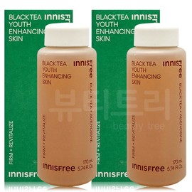 Innisfree Black Tea Youth Enhancing Skin 170ml + 170ml / 이니스프리 블랙티 유스 인핸싱 스킨 170ml + 170ml