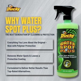 DUCKY PRODUCTS Water Spot Plus: Spray with Wax for Boat, Car, Motorcycle & RV Exterior Detailing, 32 oz