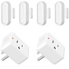 GREENCYCLE Motion Activated Plug,Motion Sensor Light Indoor Plug In,Wireless Outlet