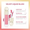 Liquid Blushes, Lightweight Breathable Feel Liquid Blush for Cheeks Natural-Looking