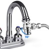 DOITOOL Faucet Diverter Valve with Aerator and Male Threaded Adapter,