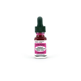Dr. Ph. Martin's Radiant Concentrated Water Color (39C) Watercolor Bottle, 0.5 oz, Tropic Pink, 1 Bottle