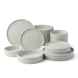 Lenox 897949 Modulus 16-Piece Dinnerware Set, Vapor