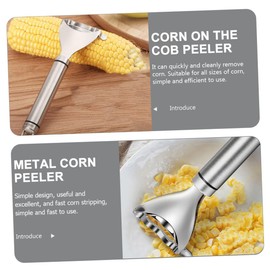 LABRIMP Corn on The Cob Stripper Tool 2pcs Metal Stripper Peeler Easy to Use for Kitchen Home
