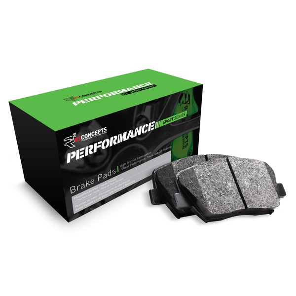 R1 Concepts Rear Performance Sport Series Brake Pads 2115-1180-00| Fits
