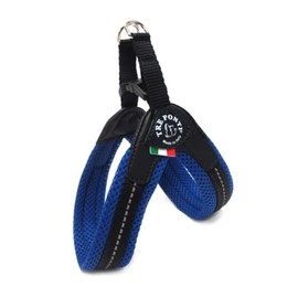 Tre Ponti Fibbia Small Dog Mesh Harness, 2 cm, Light Blue