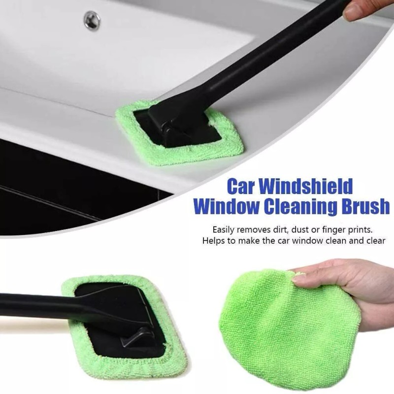 Battery Connection 3 Pack Window Windshield Cleaning Tool Microfiber Car