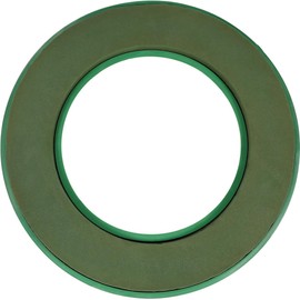 Wensmy Round Floral Wet Foam Ring Wedding Flower mud Foam Decoration Floral Bricks Wet Foam Floral Wreath Car Flower mud Foam Flower Arrangement Hollow Foam Block with Sucker