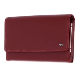 Golden Head Polo RFID Protect French Coin Purse Wallet Red, red, Elegant