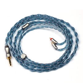 Tripowin Altea Upgraded 6N-OCC Litz 4 Core HIFI Earphone Cable Upgrade Cable for Earphone (0.78mm 2pin plug, 3.5mm)