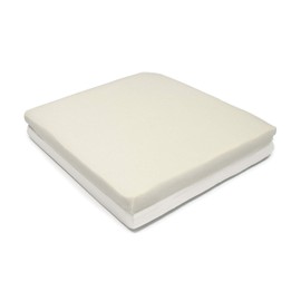 Everest & Jennings Comfort Wheelchair Cushion, Dual-Density, 3" Thick, 16x16", 8100166