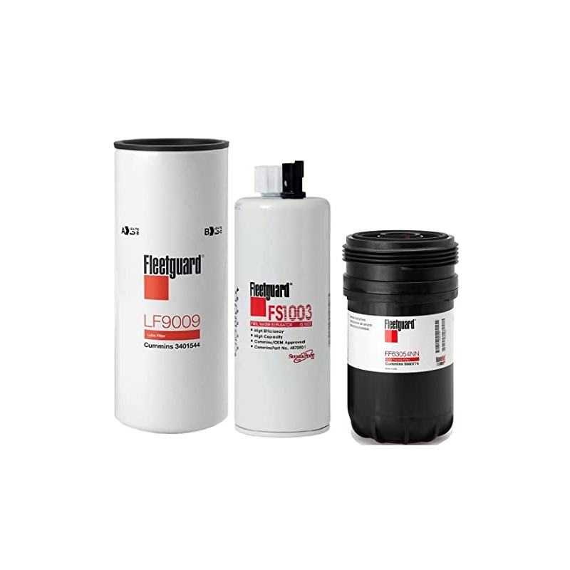 LF9009 - FS1003 - FF63054NN Fleetguard Filters Kit For Cummins