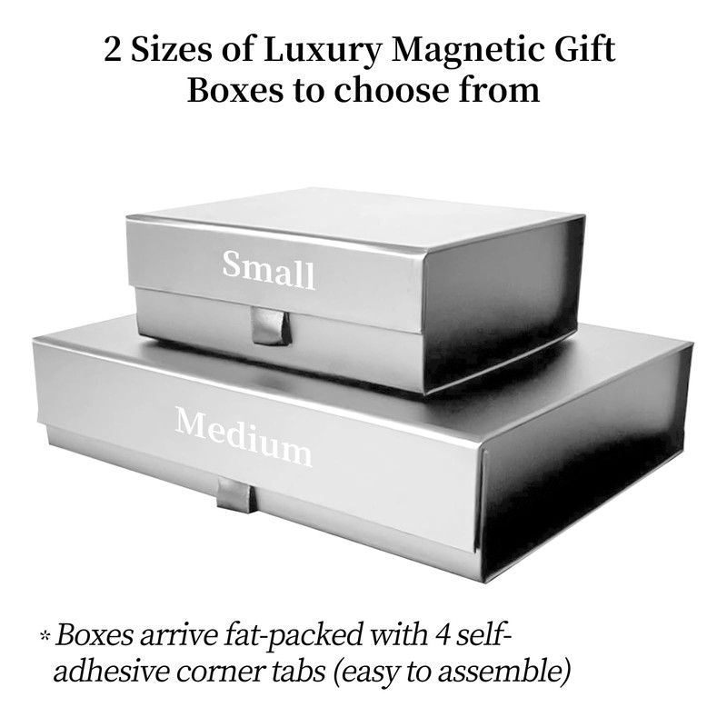 Yutherfur Modern Elegant Grey Gift Box 22 * 18 *