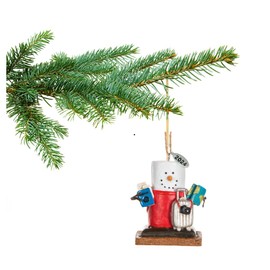 Smores Traveler Christmas Ornament - Arrives in Gift Box - Durable Resin Christmas Ornament - Christmas Tree Decoration and Christmas Tree Ornament - World Traveler Ornament - 2024 Christmas Ornament