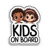 Baby on Board Car Sticker, 6.5 x 5 inches Kids