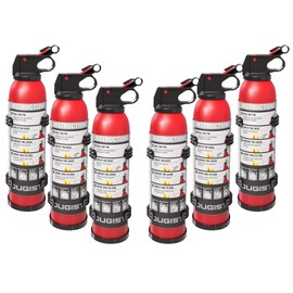 Dry Stop Fire Extinguishing Spray for Home & Car – 600g Portable Dry Chemical Fire Suppression Spray | For Kitchen Grease, Electrical, Vehicle & Garage Fires, Easy to Use (6-Pack)