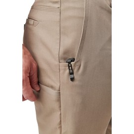 5.11 Tactical Men's Edge Chino Pants 2.0, Classy-Looking, Straight Fit, Gusset, Stone, 34W x 32L, Style 74549