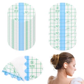 LOBVABA Pack of 60 Waterproof Ear Patches, Ear Protection, Waterproof, Earmuffs, Shower Ear Cover, Transparent Ear Muffs, Ear Covers for Hair Dyes, Shower, Bathing, Salon, Spa