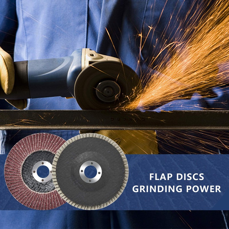 4 Inch Flap Discs, Akamino 20 PCS 40 60 80