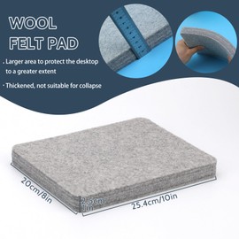 SOCNITC Needle Felting Kit Tools, 10"x 8" Felting Pad,Wooden Wool Carders, 34 Pcs Felting Needles, Felt Kit Supplies Include Storage Bag for Beginners DIY Wool Craft