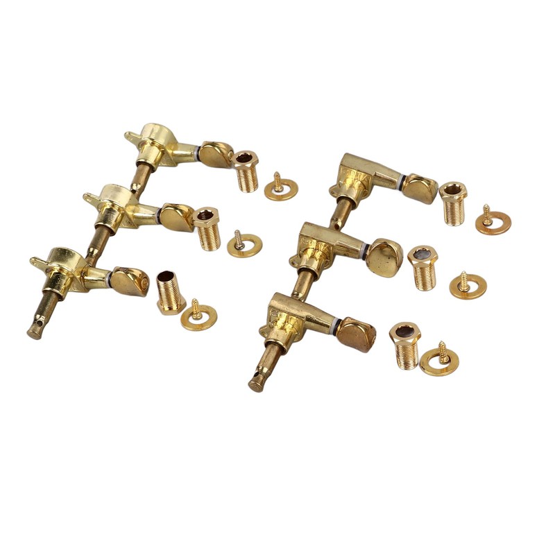 6Pcs Full Closed Guitar Tuning Key Accurate Fast Operation Stable