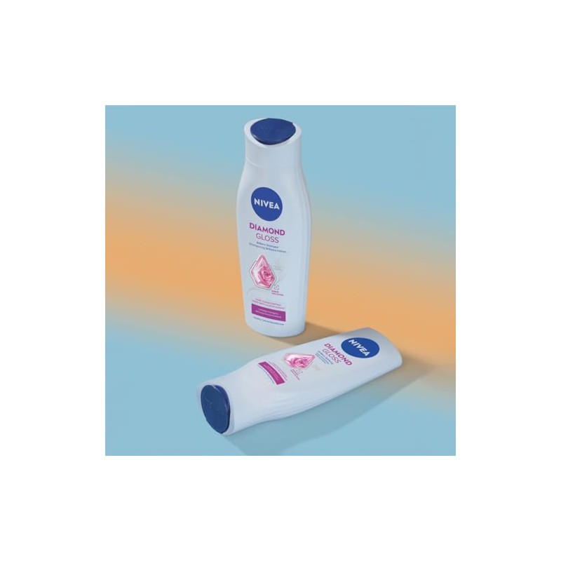 NIVEA Diamond Gloss Brillanz Sp√ºlung, pflegende Haarsp√ºlung mit Diamantpartikeln und