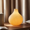 RONDURE 8.7" Bedside Table Lamp, Ceramic Lamp for Bedroom Nightstand,