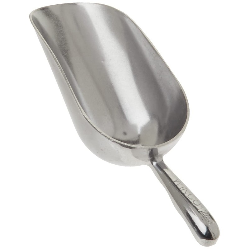 Winco Aluminum Utility Scoop, 12-Ounce, Medium