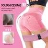 EDECOR Kit de 8 Bandas de Resistencia, Bandas Elásticas Fitness,