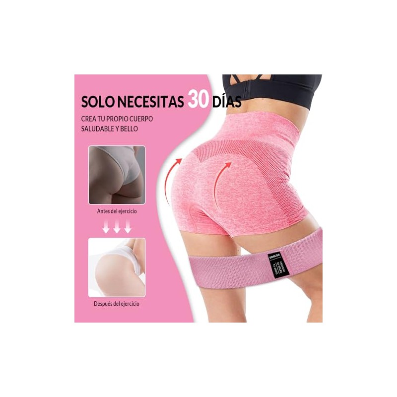 EDECOR Kit de 8 Bandas de Resistencia, Bandas Elásticas Fitness,