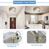 Depuley Modern Ceiling Track Lighting Kit, 4-Light Round Directional Track