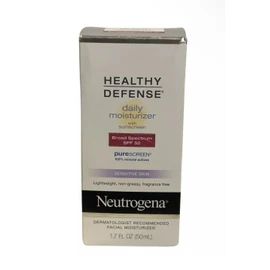 Neutrogena Healthy Defense Daily Moisturizer Sensitive Skin SPF 50 READ