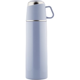 GLOBAL ARROCCO K04-8371 One Push & Cup Bottle BLUE 16.9 fl oz (500 ml)