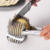 Dycica Bright Kitchen Gadgets Handy Stainless Steel Onion Holder Potato