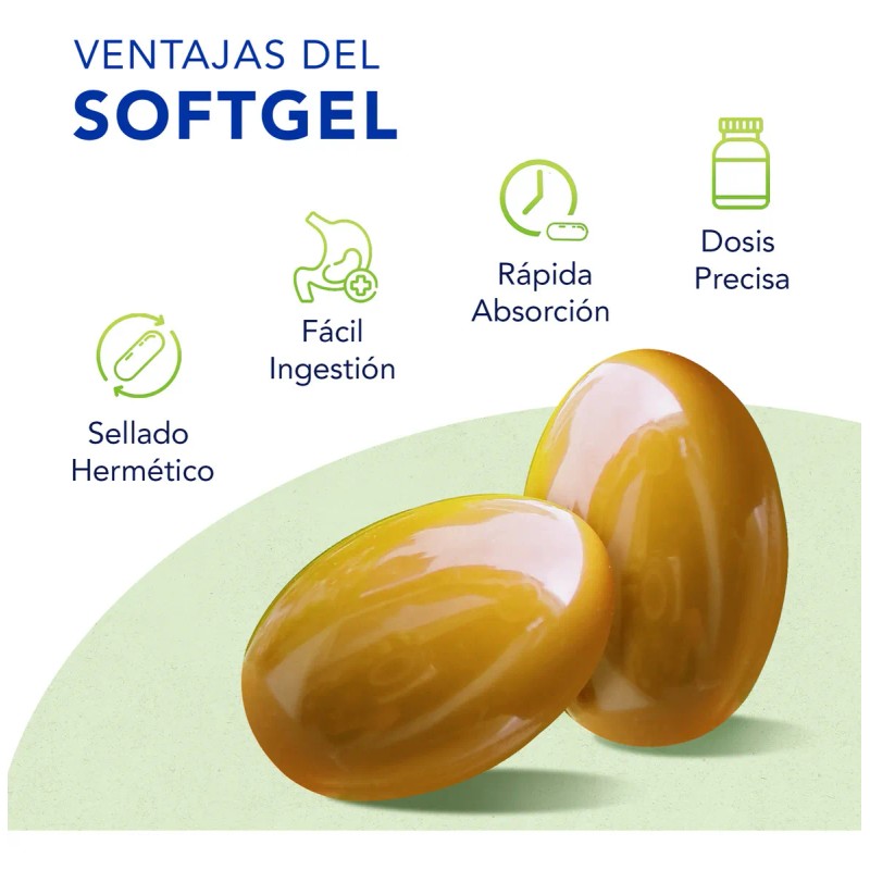 Naturagel Aceite De Onagra 350g 200 Cápsulas Suplemento Sabor Sin