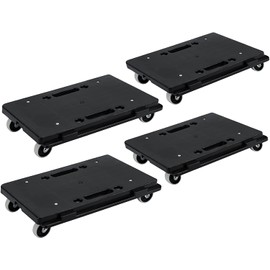 Furniture Dolly, 4 Pack Moving Dolly Connectable, 16.3 x 11.4 inch, 500 Lbs Capacity, Furniture Movers 4 Wheels Heavy Duty, Small Flat Dolly Cart, Portable and Light Dollies