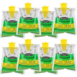 Fly Traps Outdoor Disposable 8 Pack - Disposable Fly Bags Fly Catcher Mess-Free Bug Bags for Yard Garden Farm & Horse Ranch