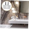 VILLFUL 2pcs Portable Bath Storage Basket Organizer for Shampoo and