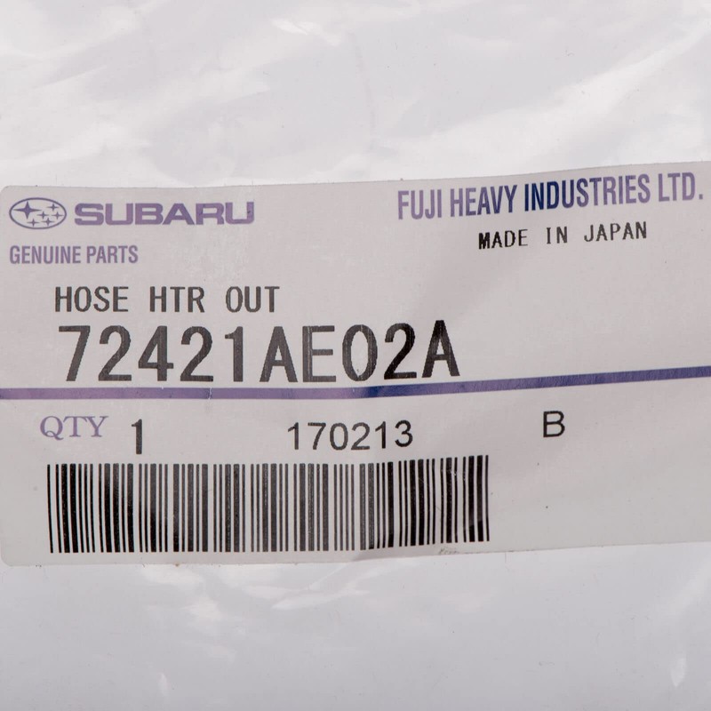 Subaru Heater Hose - 72421AE02A