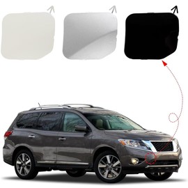 CZShiYue Car Front Bumper Tow Hook Cover Cap Towing Eye Fit for Nissan Pathfinder 2013 2014 2015 622A03KA0A Front Bumper Bracket Cover Tow Hook Eye Cap(Unpainted,Right Passenger Side)