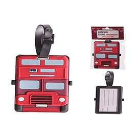 Puckator London Icons Red Routemaster Bus PVC Luggage Tag