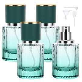 Segbeauty 30ml Perfume Bottles Empty Vintage, 1oz Cologne Spray Bottle Glass Perfume Bottle, 4 Packs Empty Perfume Spray Bottles Mist Fragrance Perfume Atomizer Refillable for Dispensing Essential Oil